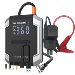 Jump Starter with air compressor all in one