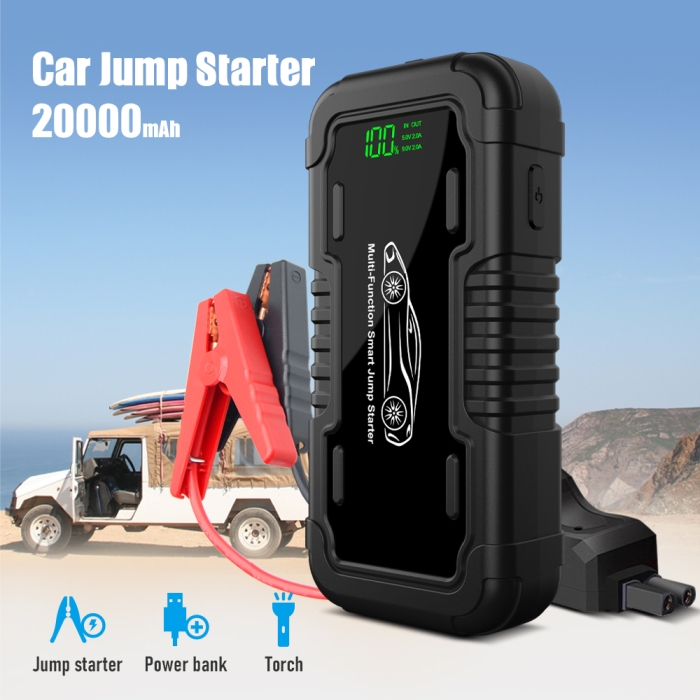 2022 New Jump Starter 20000mAh 2000A peak Car Battery Booster