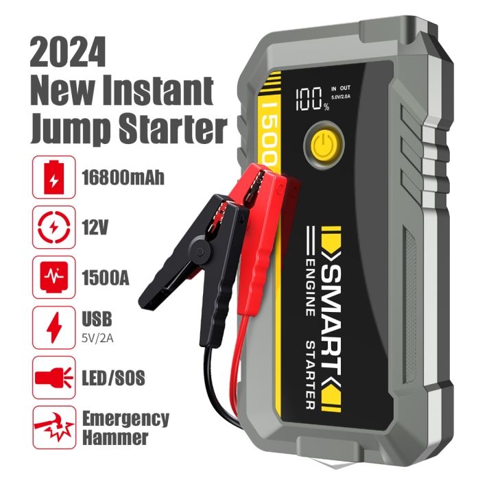 Jump Starter with hammer