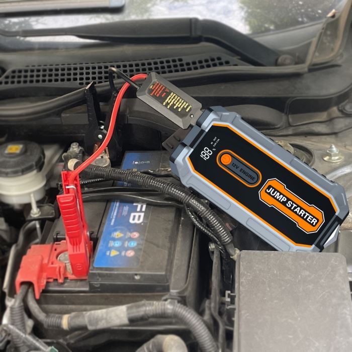 Jump Starter with hammer